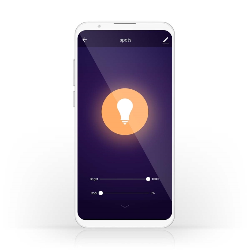 LED Prigušiva žarulja SmartLife E27/9W/230V Wi-Fi 2700-6500K
