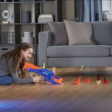 Nerf - Dječji pištolj Nitro MotoFury Rapid Rally + 9 automobila