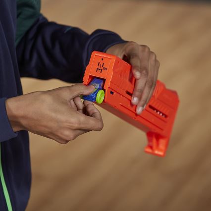 Nerf - Dječji pištolj Nitro MotoFury Rapid Rally + 9 automobila