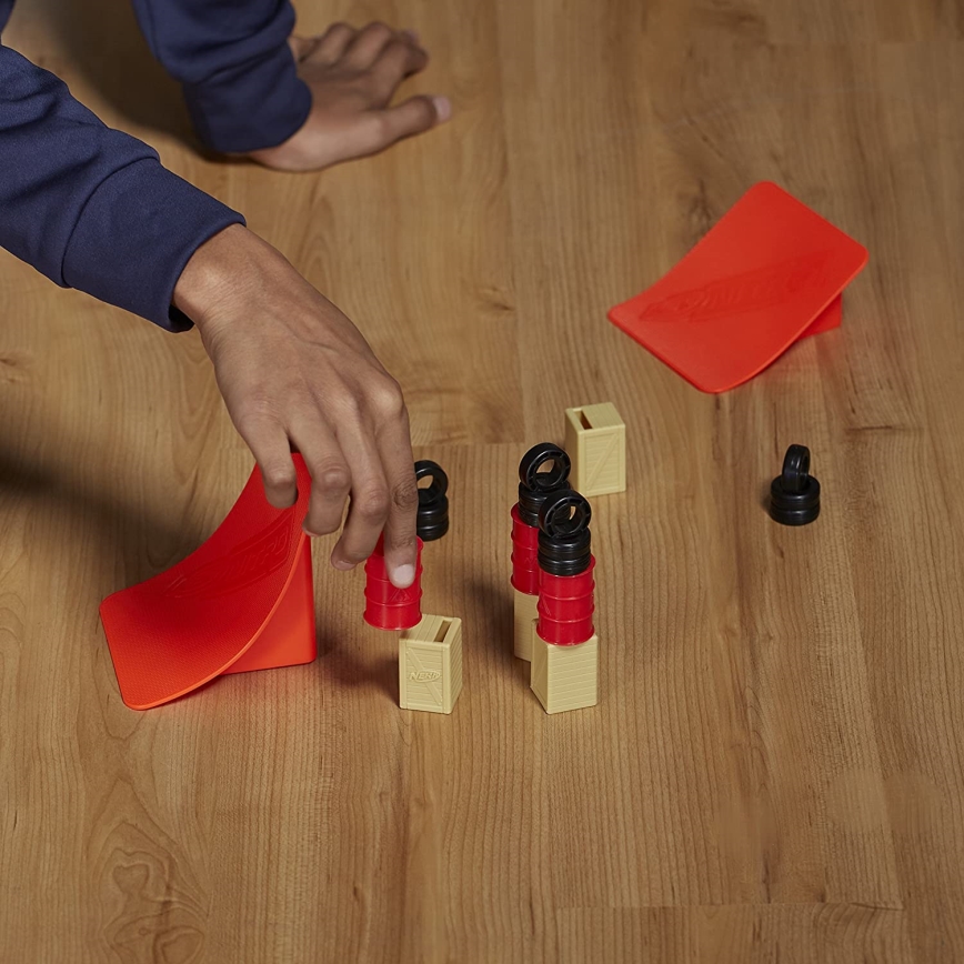 Nerf - Dječji pištolj Nitro MotoFury Rapid Rally + 9 automobila