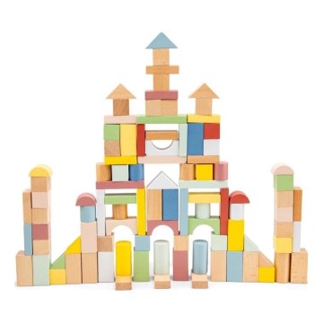 New Classic Toys - Drvene kocke 100 kom