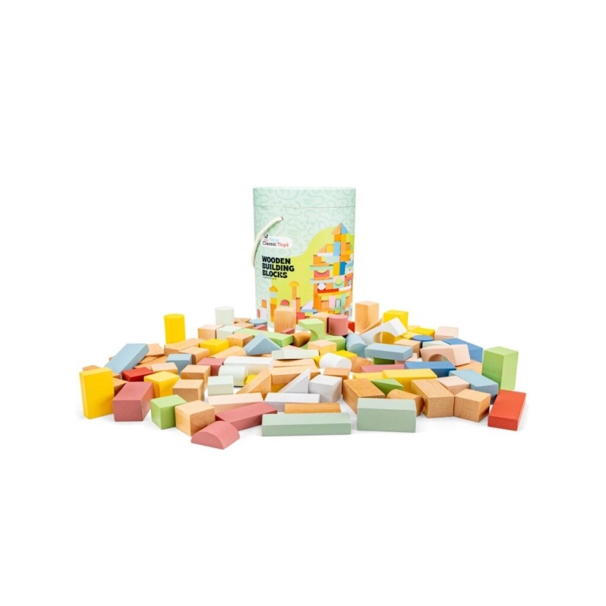 New Classic Toys - Drvene kocke 100 kom