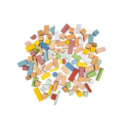 New Classic Toys - Drvene kocke 100 kom