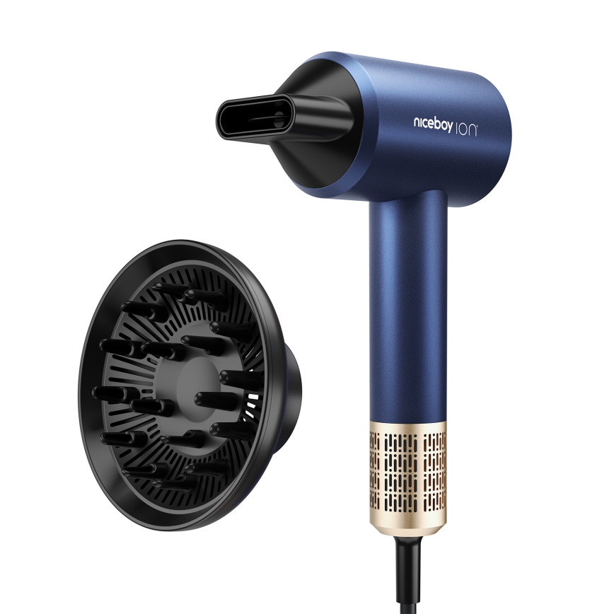Niceboy AirSonic ELITE - Sušilo za kosu 2200W/230V plava
