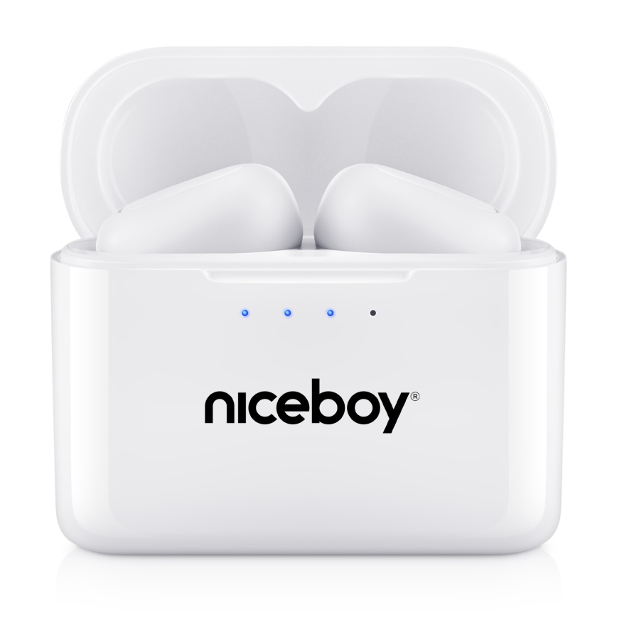 Niceboy HIVE Podsie 4 - Bežične slušalice IP54 bijela