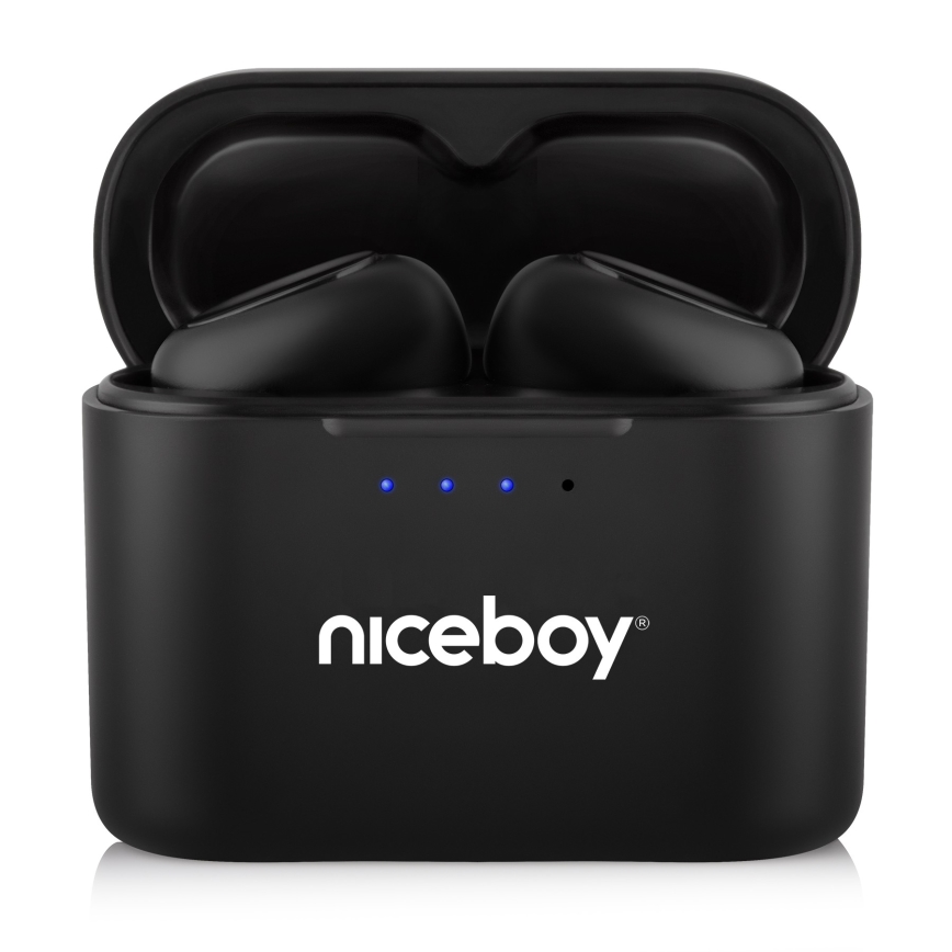 Niceboy HIVE Podsie 4 - Bežične slušalice IP54 crna
