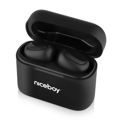 Niceboy HIVE Podsie 4 - Bežične slušalice IP54 crna