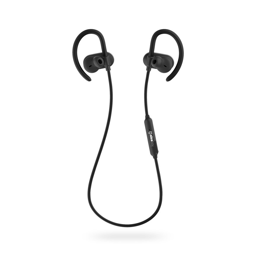 Niceboy HIVE sport 2 - Sportske slušalice s mikrofonom IPX5 crne