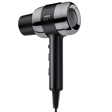 Niceboy ION AirSonic PRO - Sušilo za kosu 2200W/230V crna