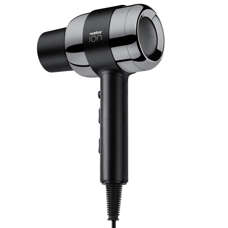 Niceboy ION AirSonic PRO - Sušilo za kosu 2200W/230V crna