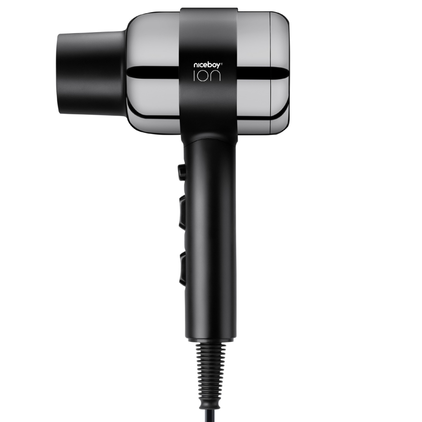 Niceboy ION AirSonic PRO - Sušilo za kosu 2200W/230V crna