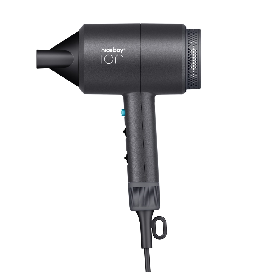 Niceboy ION AirSonic STAR - Sušilo za kosu 2100W/230V crna