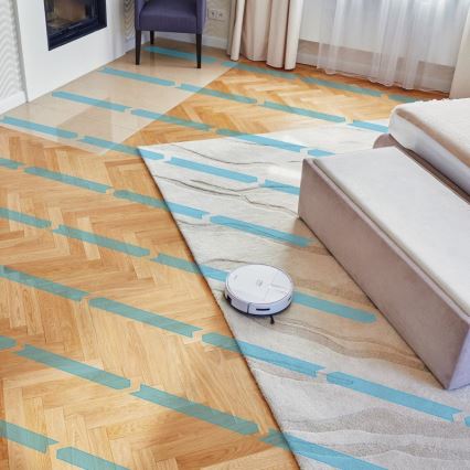 Niceboy ION Charles i4 - Pametni robotski usisivač 2u1 4400 mAh Wi-Fi bijela + daljinski upravljač