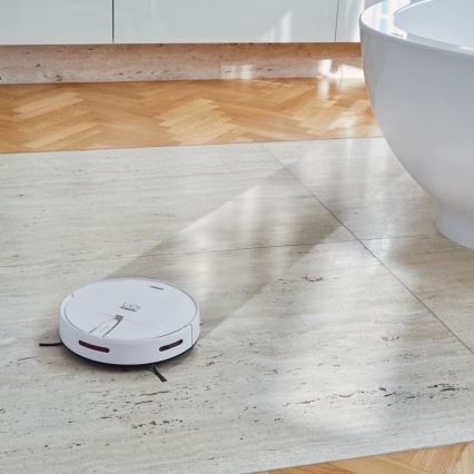 Niceboy ION Charles i4 - Pametni robotski usisivač 2u1 4400 mAh Wi-Fi bijela + daljinski upravljač