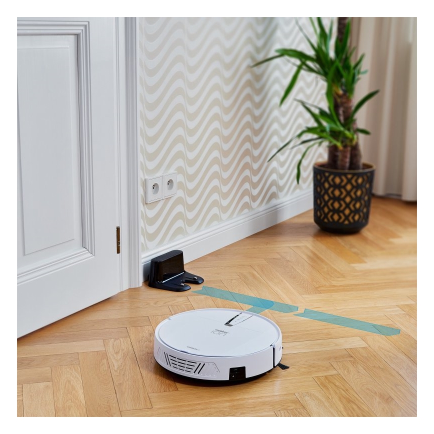 Niceboy ION Charles i4 - Pametni robotski usisivač 2u1 4400 mAh Wi-Fi bijela + daljinski upravljač