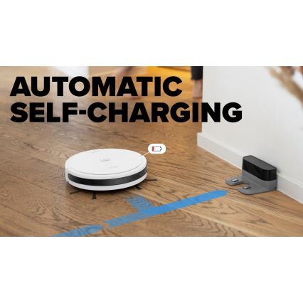 Niceboy ION Charles i6 - Pametni robotski usisivač 2u1 2600 mAh Wi-Fi bijela