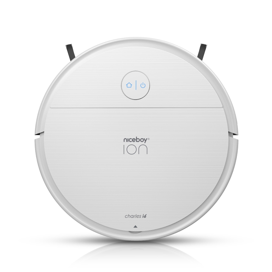 Niceboy ION Charles i6 - Pametni robotski usisivač 2u1 2600 mAh Wi-Fi bijela