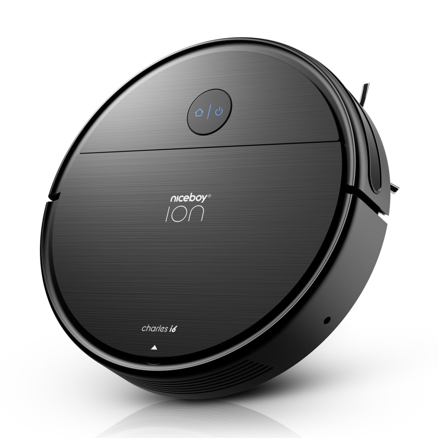 Niceboy ION Charles i6 - Pametni robotski usisivač 2u1 2600 mAh Wi-Fi crna
