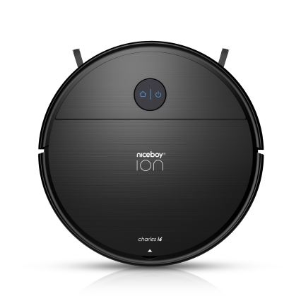 Niceboy ION Charles i6 - Pametni robotski usisivač 2u1 2600 mAh Wi-Fi crna