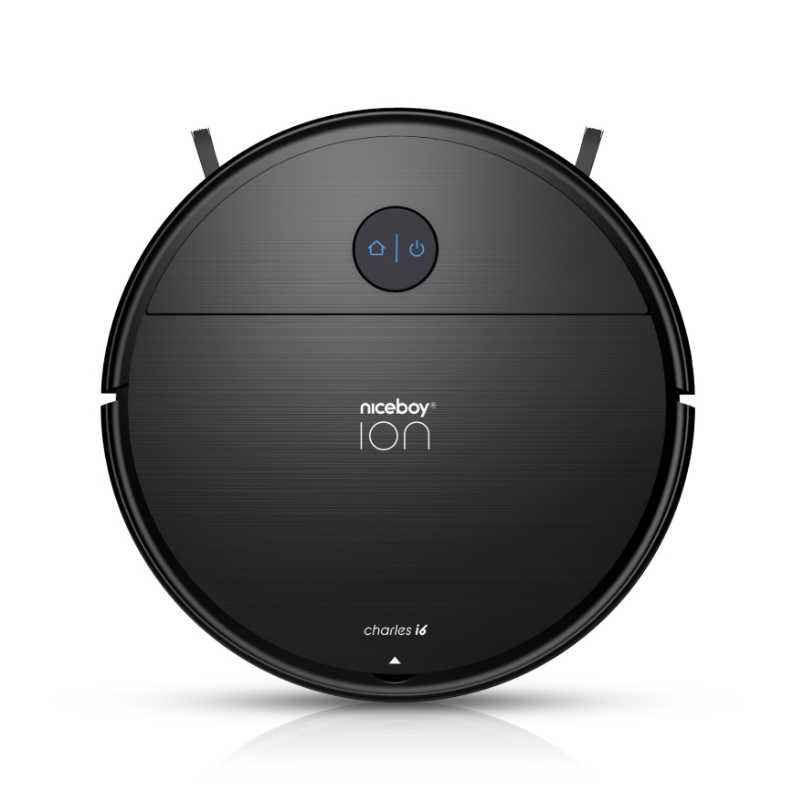 Niceboy ION Charles i6 - Pametni robotski usisivač 2u1 2600 mAh Wi-Fi crna