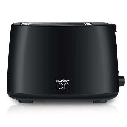 Niceboy ION Cruncher C1 - Toster s dva otvora i rešetkom za podgrijavanje 750W/230V crna