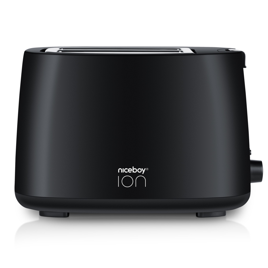 Niceboy ION Cruncher C1 - Toster s dva otvora i rešetkom za podgrijavanje 750W/230V crna