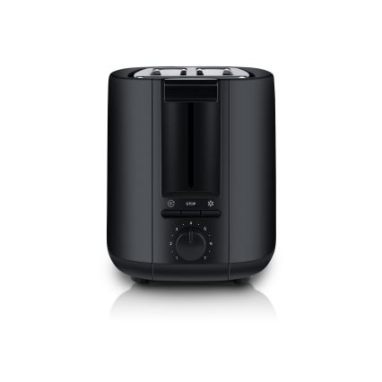 Niceboy ION Cruncher C1 - Toster s dva otvora i rešetkom za podgrijavanje 750W/230V crna