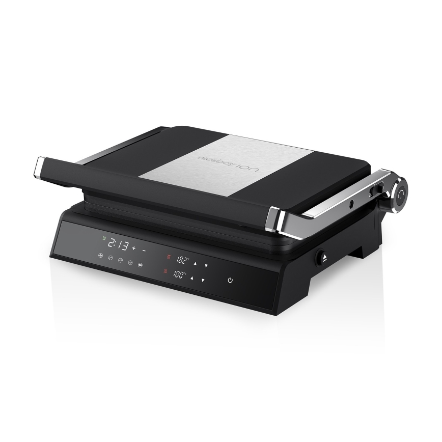 Niceboy ION Grillmaster - Kontaktni roštilj 2000W/230V crna/mat krom