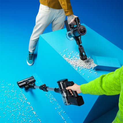 Niceboy ION Hurricane H9 - Fleksibilni bežični štapni usisavač 2u1 400W/2200 mAh crna