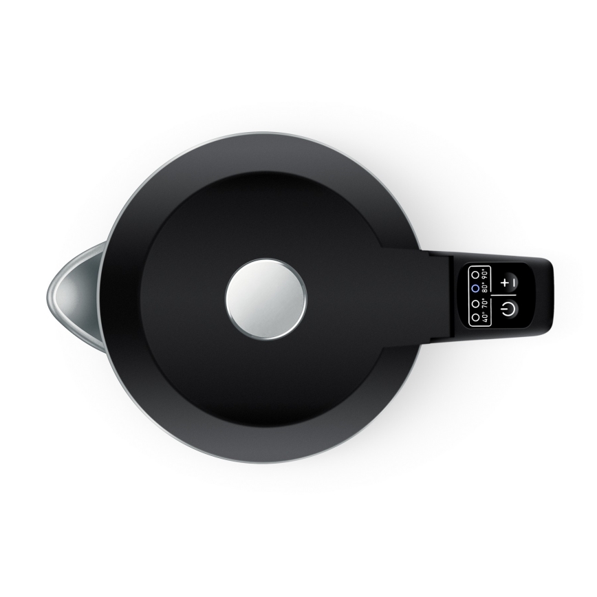 Niceboy ION SmartKettle - Pametni kuhalo za vodu s termoregulacijom 1,7 l 2200W/230V Wi-Fi crno