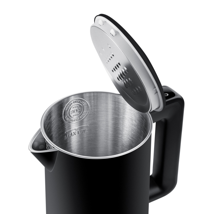 Niceboy ION SmartKettle - Pametno kuhalo za vodu s termoregulacijom 1,7 l 2200W/230V Wi-Fi crna
