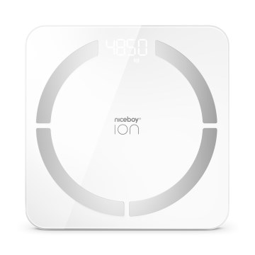 Niceboy ION SmartScale - Pametna digitalna osobna vaga 3xAAA bijela
