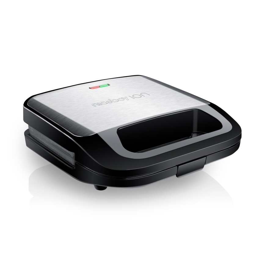 Niceboy ION Snacker S3 - Toster 3u1 750W/230V nehrđajući/crna