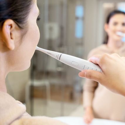 Niceboy ION Sonic Duo Pack - SET 2x sonični električni četkica za zube IPX7 crna + bijela