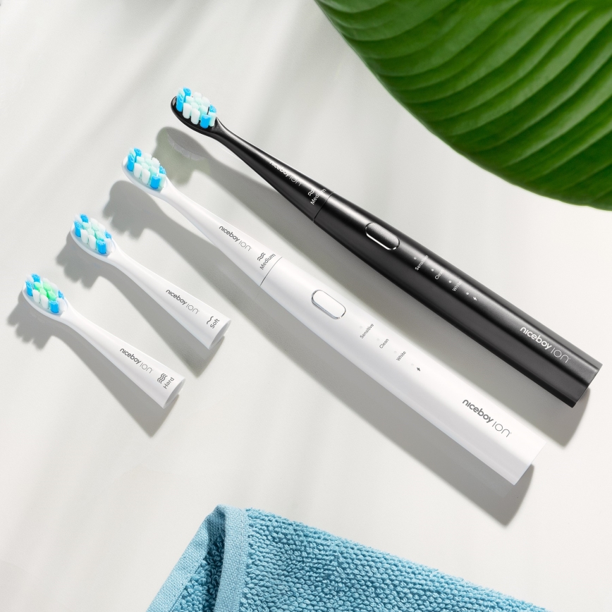 Niceboy ION Sonic Lite - Sonična četkica za zube 500 mAh IPX7 crna