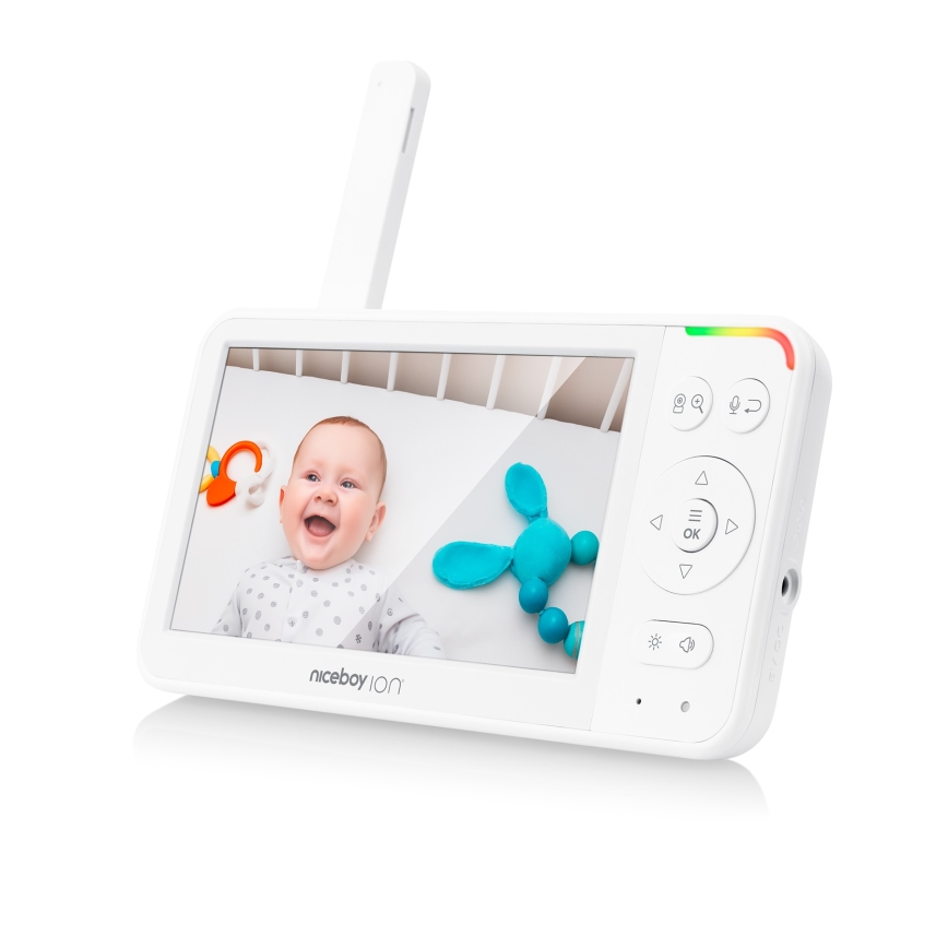 Niceboy ION Starlight SL5 - Monitor za bebe s ekranom Full HD 1080p 4000 mAh 5V