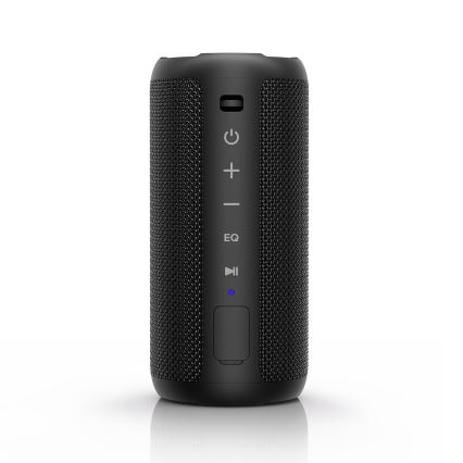 Niceboy Orion - LED Bežični zvučnik s mikrofonom 24W/2200 mAh IPX7 crna