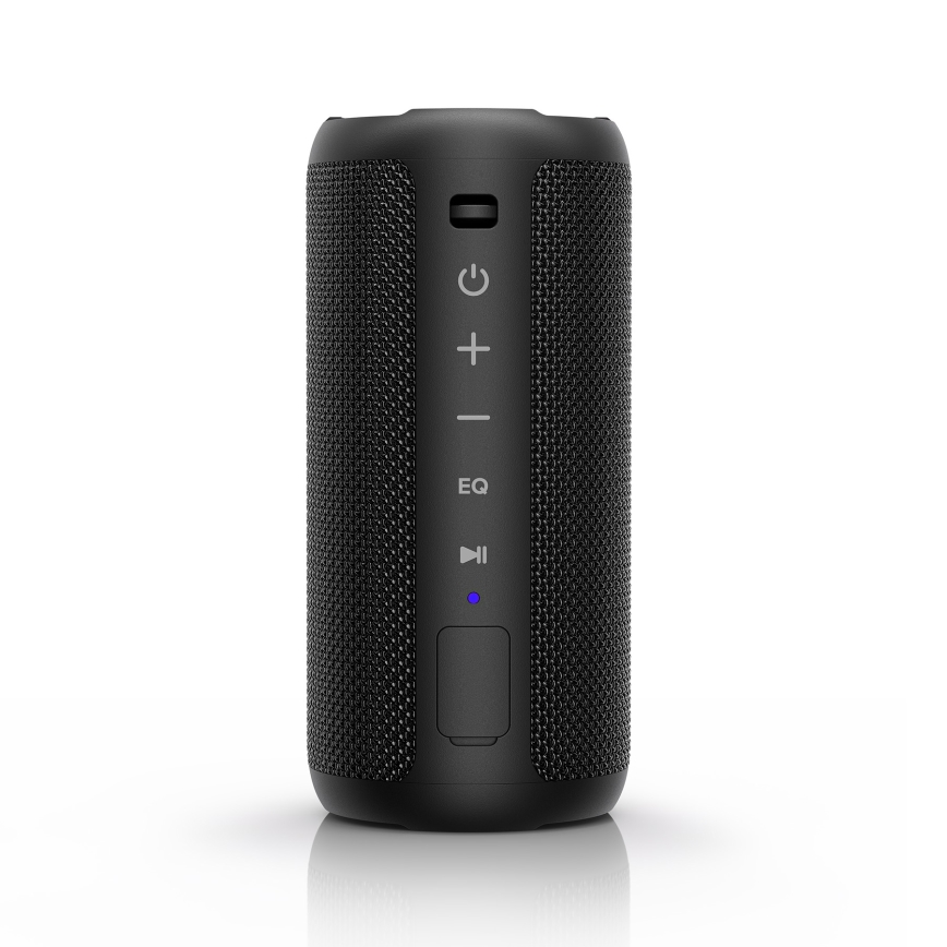 Niceboy Orion - LED Bežični zvučnik s mikrofonom 24W/2200 mAh IPX7 crna