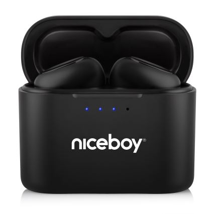 Niceboy Podsie 4 - Bežične slušalice IP54 crna