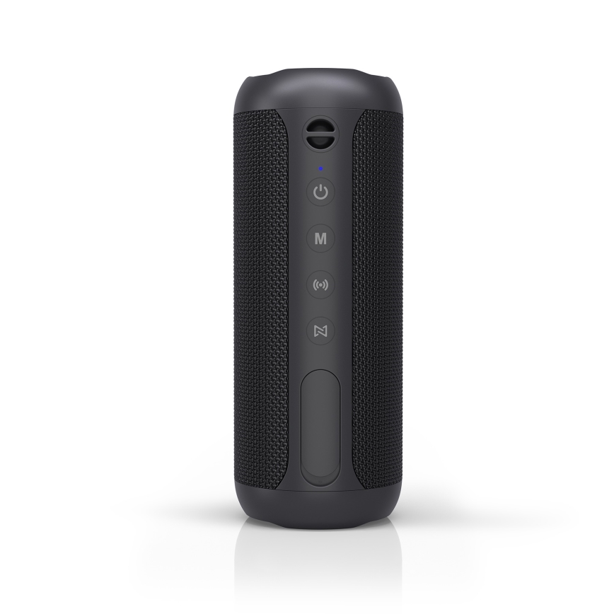 Niceboy Polaris - LED Bežični zvučnik s mikrofonom 30W/2000 mAh IPX7 crna