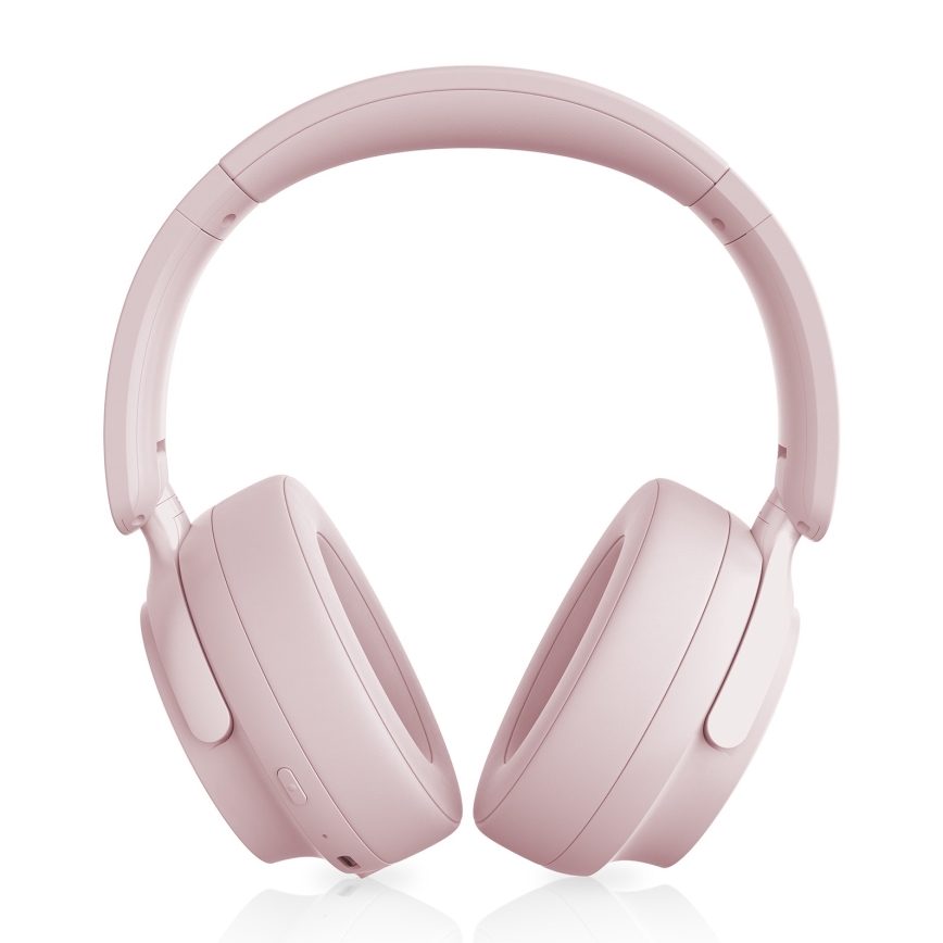 Niceboy Stellar - Bežične slušalice s mikrofonom i aktivnim poništavanjem buke (ANC), 400 mAh, IPX4, ružičaste