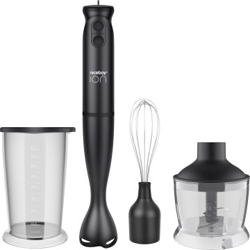 Niceboy Twister T1 Set - crni štapni mikser s priborom 500W/230V