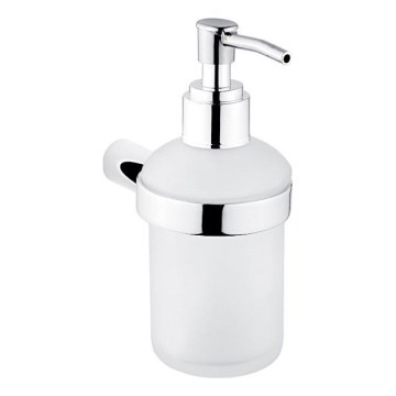 NIMCO BR 11031C-26 - Zidni dozator sapuna BORMO 180 ml matirano staklo/sjajni krom