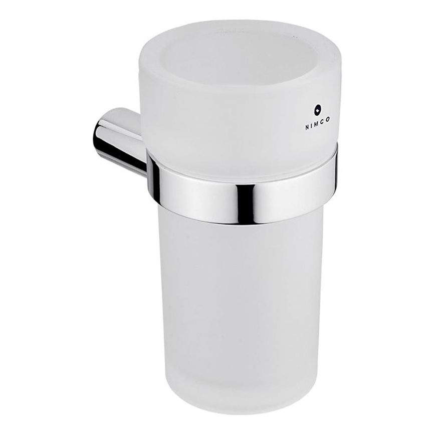 NIMCO BR 11058W-26 - Zidni držač za četkice za zube BORMO mat staklo/sjajni krom