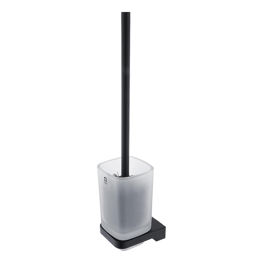 NIMCO MAC 29094CN-90 - Zidna četka za WC MAYA mat staklo/mat crna