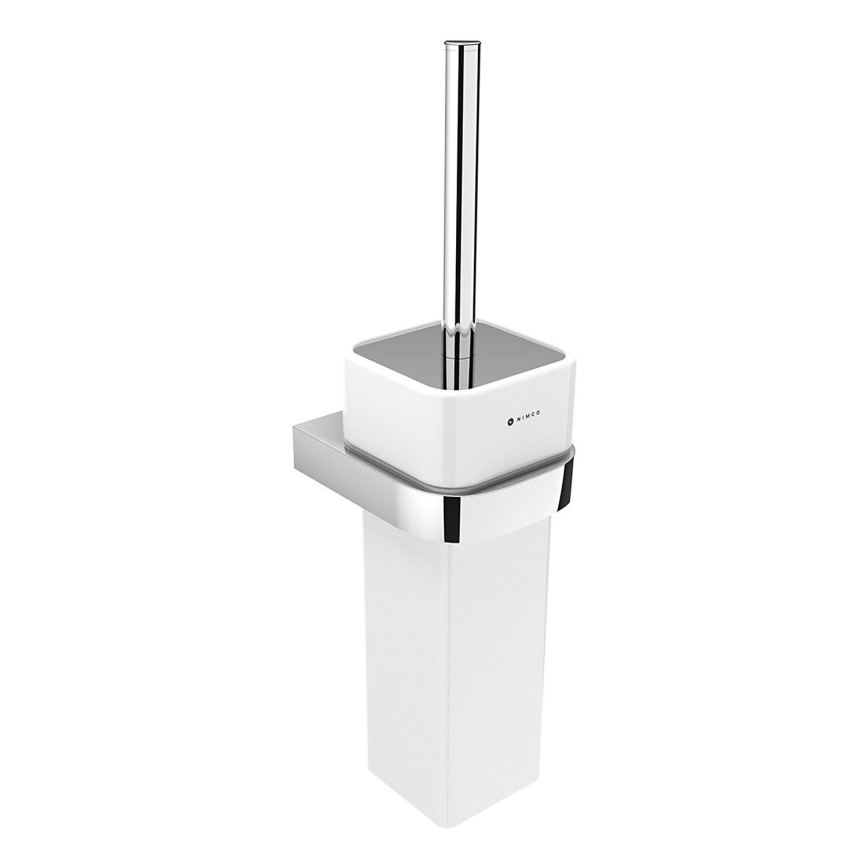 NIMCO NK 30094K-26 - Zidna četka za WC NIKAU bijela/sjajni krom