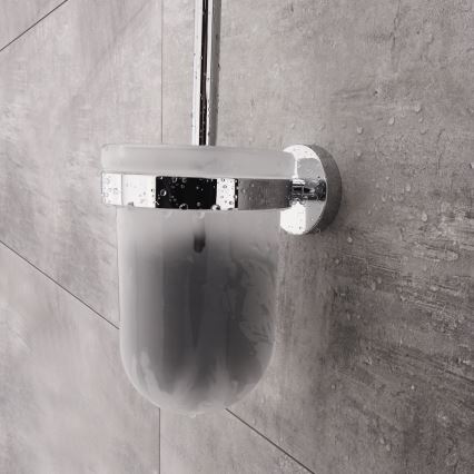 NIMCO UN 13094WN-26 - Zidna četka za WC UNIX mat staklo/sjajni krom