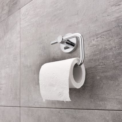 NIMCO UN set-94WN-26 - Zidna četka za WC i držač toaletnog papira UNIX sjajni krom