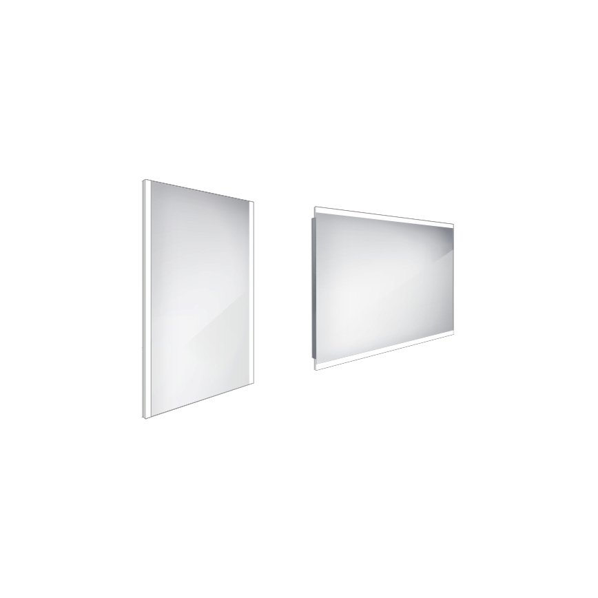 NIMCO ZP 11001 - LED Kupaonsko ogledalo s pozadinskim osvjetljenjem LED/21W/230V 6500K 70x50 cm IP44