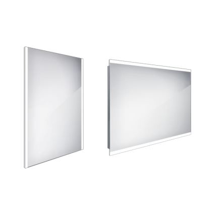 NIMCO ZP 11002 - LED Kupaonsko ogledalo s pozadinskim osvjetljenjem LED/24W/230V 6500K 80x60 cm IP44